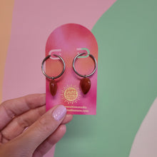 Load image into Gallery viewer, Titanium Colorful Heart Charms