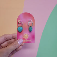 Load image into Gallery viewer, Titanium Colorful Heart Charms