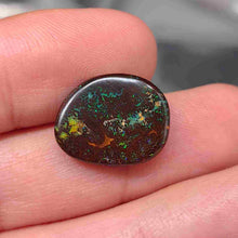 Load image into Gallery viewer, Natural Australian Boulder Opal Loose Gemstone Green Blue Yellow 8.74ct