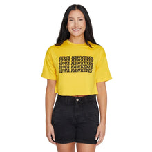 Load image into Gallery viewer, Iowa Hawkeyes Yellow Repeat Tee