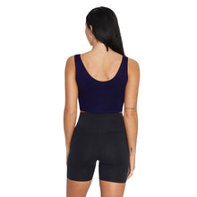 Load image into Gallery viewer, West Virginia Mountaineers Navy Blue Crop Tank Top