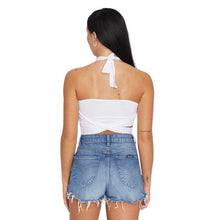 Load image into Gallery viewer, Rutgers White Multi Way Bandeau Top