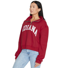 Load image into Gallery viewer, Indiana Hoosiers Quarter Zip Sweatshirt