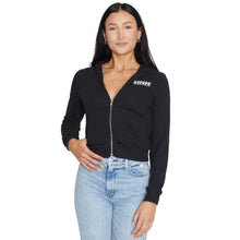 Load image into Gallery viewer, New Hampshire Wildcats Waffle Knit Zip Up Hoodie