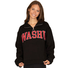 Load image into Gallery viewer, WashU Quarter Zip Sweatshirt