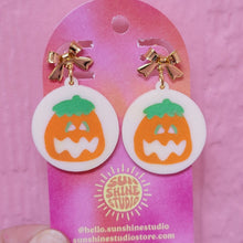 Load image into Gallery viewer, Spooky Sugar Painted Cookie Earrings