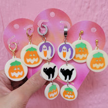 Load image into Gallery viewer, Oopsy Daisy - Spooky Sugar Cookie Earrings