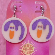 Load image into Gallery viewer, Oopsy Daisy - Spooky Sugar Cookie Earrings