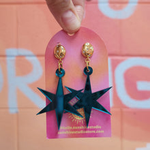 Load image into Gallery viewer, North Star Statement Earrings
