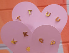 Load image into Gallery viewer, Initial Stud Earrings