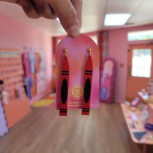 Load image into Gallery viewer, Colorful Crayon Earrings