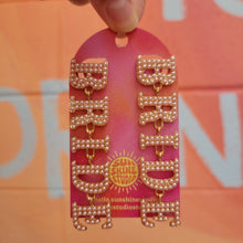 Load image into Gallery viewer, Bride Statement Earrings