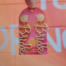 Load image into Gallery viewer, Bride Statement Earrings