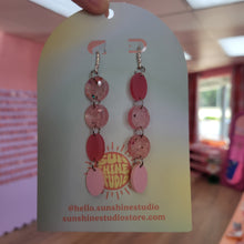 Load image into Gallery viewer, Celebration Confetti Drops - Long Dangle Earrings