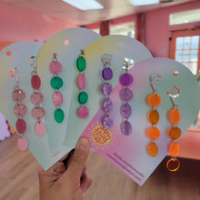 Load image into Gallery viewer, Celebration Confetti Drops - Long Dangle Earrings