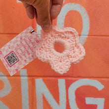Load image into Gallery viewer, Crochet Small Flower Scrunchies
