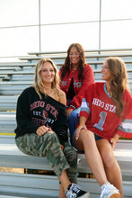 Load image into Gallery viewer, Ohio State OSU Buckeyes Black Off the Shoulder Sweatshirt