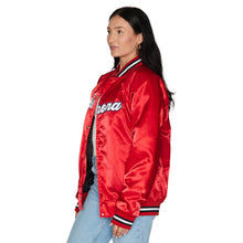 Load image into Gallery viewer, University of Arizona Satin Letterman Bomber Jacket