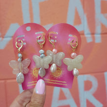 Load image into Gallery viewer, Pearly Pollinators Earrings