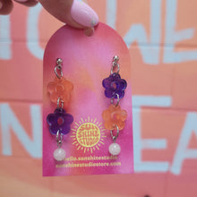 Load image into Gallery viewer, Colorful Dainty Daisies Earrings