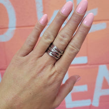 Load image into Gallery viewer, Layered Wrappings Titanium Ring