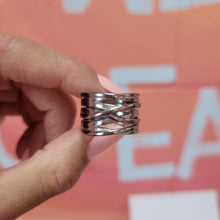 Load image into Gallery viewer, Layered Wrappings Titanium Ring