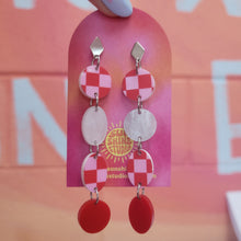 Load image into Gallery viewer, Celebration Confetti Drops - Long Dangle Earrings