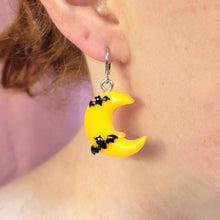 Load image into Gallery viewer, Spooky Moon Charm Earring