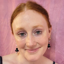 Load image into Gallery viewer, Glass Beaded Witchy Earrings