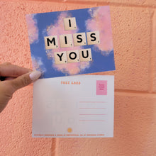 Load image into Gallery viewer, "I Miss You" - Postcard