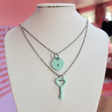 Load image into Gallery viewer, Key to My Heart - Friendship Necklaces Pair
