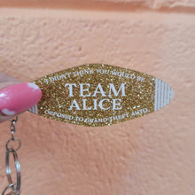 Load image into Gallery viewer, "Team Alice" Motel Keychain