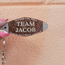 Load image into Gallery viewer, "Team Jacob" Motel Keychain