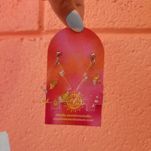 Load image into Gallery viewer, Silver and Gold Christmas Tree Earrings