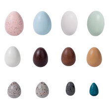 Load image into Gallery viewer, 12 Pcs Wooden Bird Eggs Set