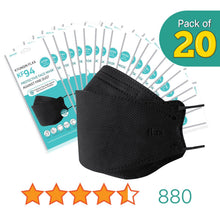 Load image into Gallery viewer, [20PCS] KN Flax KF94 BLK Mask | Made in Korea | FDA Registered
