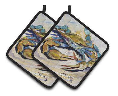#20 Crab Pot Holders - Set of 2 Decorative Kitchen Helpers | Made in the USA JMK1255PTHD