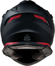 Load image into Gallery viewer, Z1R, Z1R Range Helmet - Uptake Black/Red, Small - Versatile Motorcycle Helmet with Drop-Down Sun Visor and Removable Lining