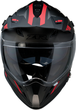 Load image into Gallery viewer, Z1R, Z1R Range Helmet - Uptake Black/Red, Small - Versatile Motorcycle Helmet with Drop-Down Sun Visor and Removable Lining