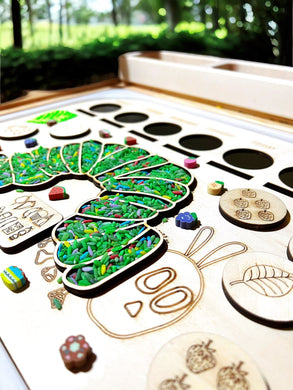 **Pre-order (Ships in 3-4 Weeks)**FLISAT Sensory Bin Insert Activity Board