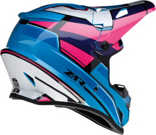 Load image into Gallery viewer, Z1R, Z1R Rise Helmet MC Pink/Blue 2XL - Injection Molded Polycarbonate Shell with Removable Moisture-Wicking Liner