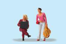 Load image into Gallery viewer, Preiser 44904 G Scale Pedestrians 1/22.5 Scale -- Two Girls