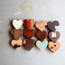Load image into Gallery viewer, Imperfect Wooden Hearts