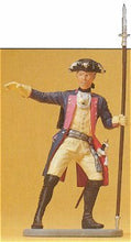 Load image into Gallery viewer, Preiser 54133 1/24 Scale Prussian Army 1756, 7th Infantry Officer of Musketeers