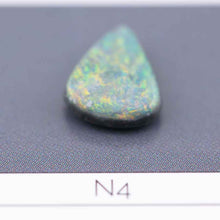 Load image into Gallery viewer, Triangle Natural Australian Black Opal Loose Gemstone 0.98ct