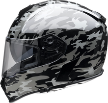 Load image into Gallery viewer, Z1R, Z1R Warrant Helmet - Camo Black/Gray, XS | Polycarbonate Shell, Drop-Down Sun Visor &amp; Moisture-Wicking Liner