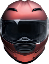 Load image into Gallery viewer, Z1R, Z1R Jackal Helmet - Satin Red Medium by Z1R with Drop-Down Sun Visor and Advanced Ventilation