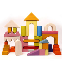 Load image into Gallery viewer, **Pre-order (Ships in 2-3 Weeks)**62 Pcs STAINED Large Castle Building Blocks Set