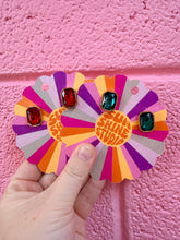 Load image into Gallery viewer, Large Bedazzled Titanium Stud Earrings