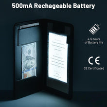 Load image into Gallery viewer, Yescom LED Back Lit Check Presenter Leather Backlighting